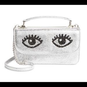 Betsy Johnson Eyes Crossbody Bag